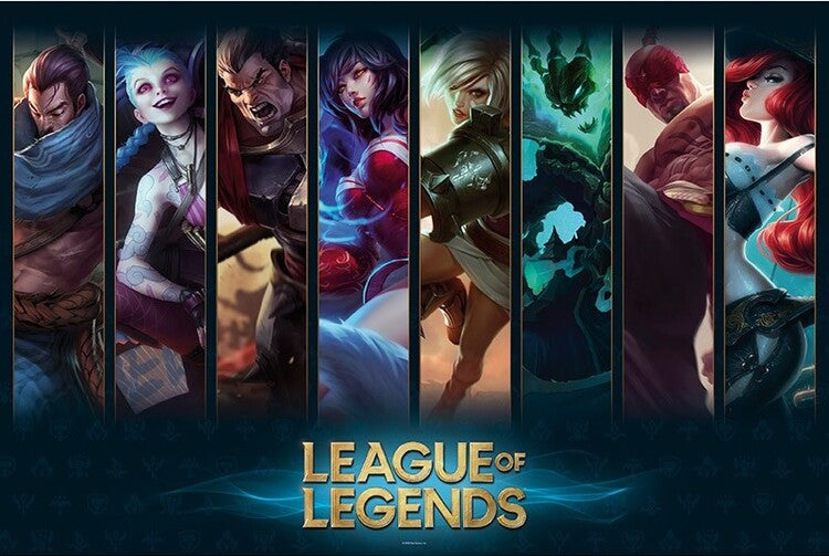 League of Legends - Champions Poster, Plakat, 91.5 × 61 cm