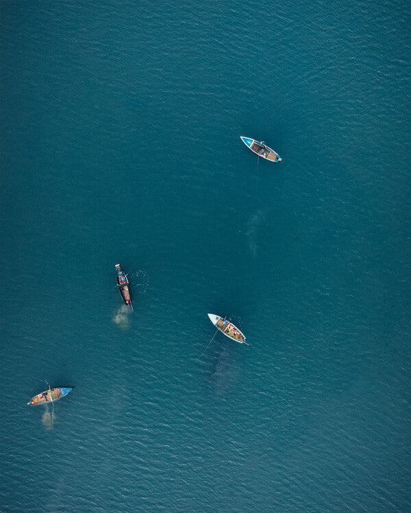 Leinwand Poster, Bilder Fishing Boats, Yoan Guerreiro, 70 × 90 cm