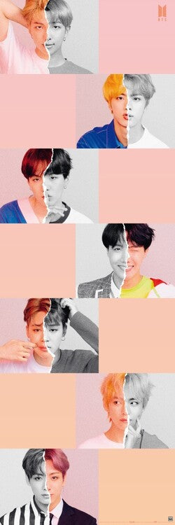 BTS - Selfie Poster, Plakat, 53 × 158 cm