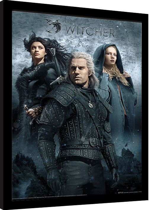 The Witcher - That Which You Can’t Outrun Gerahmte Poster, Bilder, 34.3 × 44.5 cm