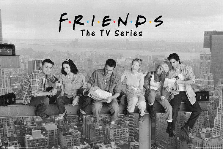 Friends - Mittagspause auf einem Wolkenkratzer Poster, Plakat, 91.5 × 61 cm