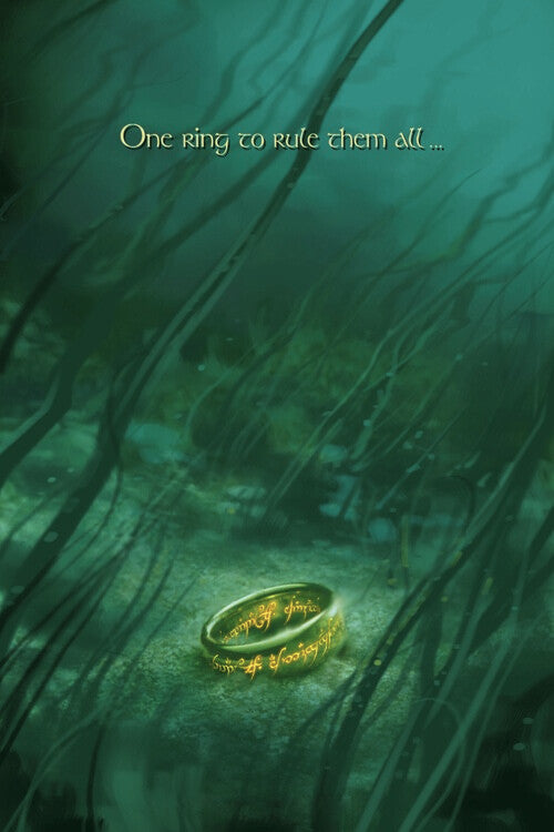 Der Herr der Ringe - One ring to rule them all Poster, Plakat, 26.7 × 40 cm