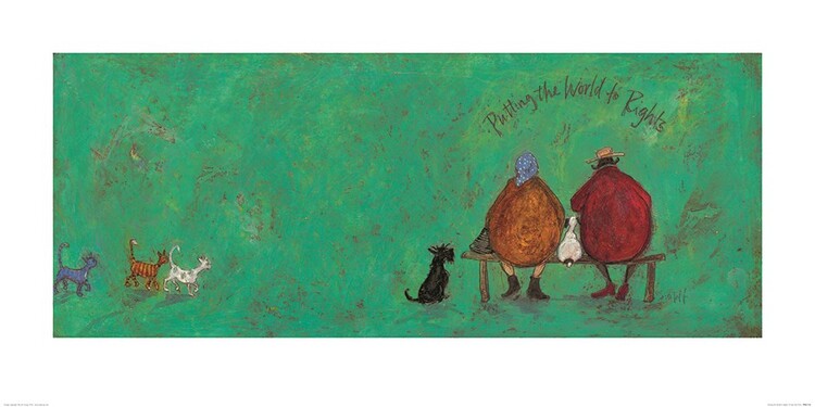 Kunstdruck Sam Toft - Putting the World to Rights, 50 × 100 cm