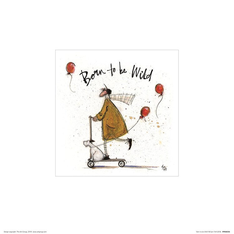 Kunstdruck Sam Toft - Born to be Wild, 30 × 30 cm