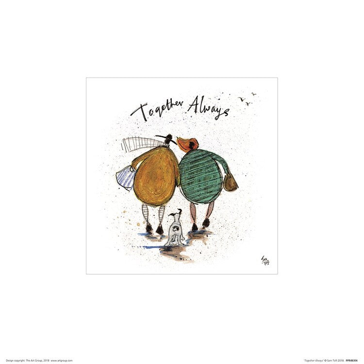 Kunstdruck Sam Toft - Together Always, 30 × 30 cm