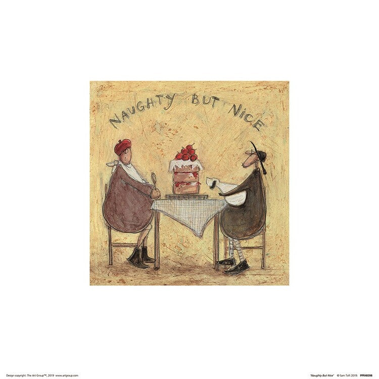 Kunstdruck Sam Toft - Naughty But Nice, 30 × 30 cm