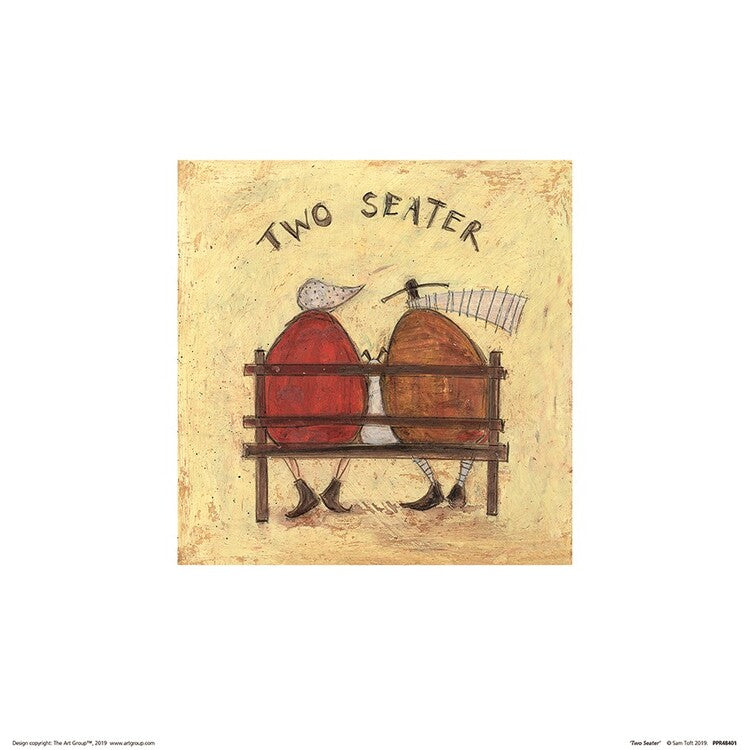 Kunstdruck Sam Toft - Two Seater, 30 × 30 cm