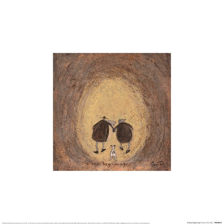 Kunstdruck Sam Toft - A New Beginnig, 30 × 30 cm