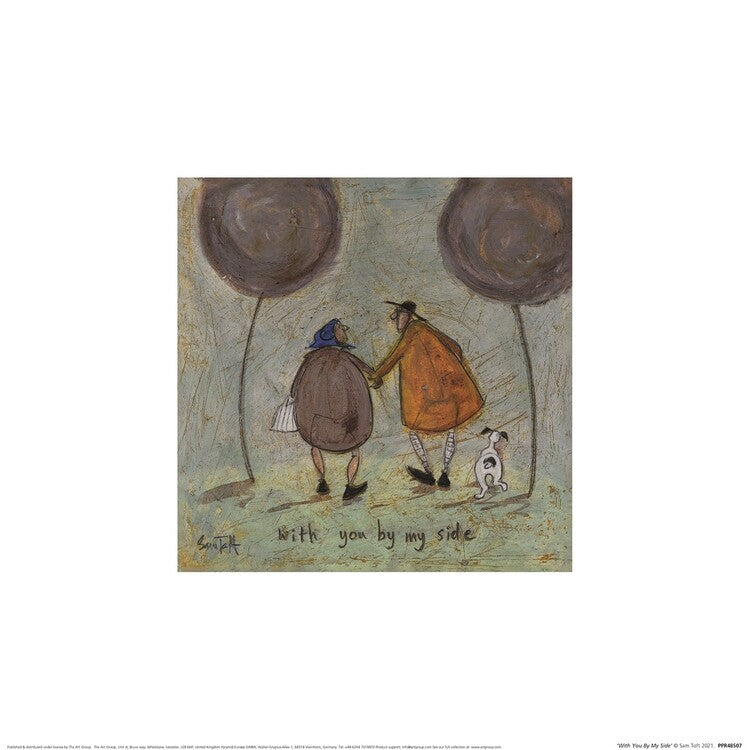Kunstdruck Sam Toft - With You By My Side, 30 × 30 cm