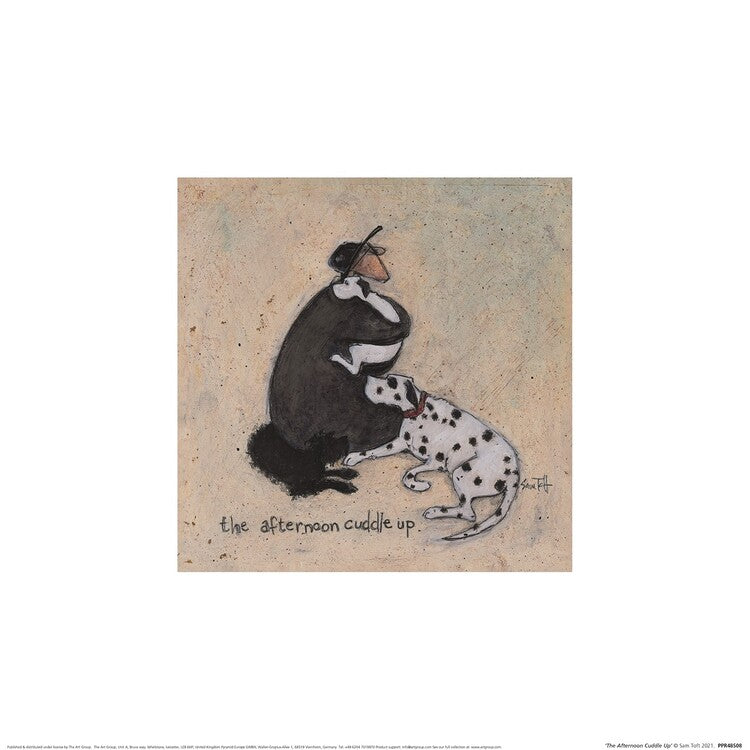 Kunstdruck Sam Toft - The Afternoon Cuddle Up, 30 × 30 cm
