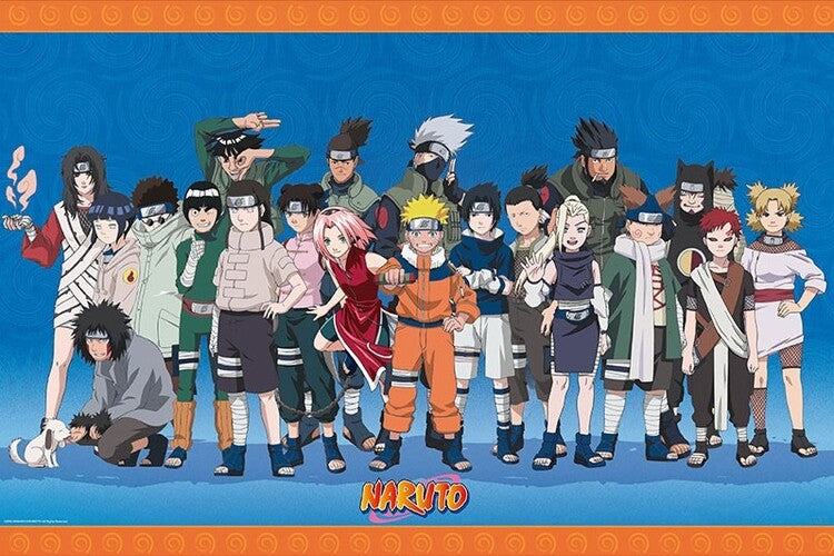 Naruto - Konoha Ninjas Poster, Plakat, 91.5 × 61 cm