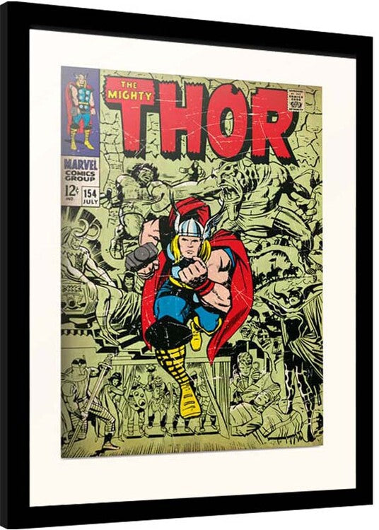 Marvel - Thor Gerahmte Poster, Bilder, 34.5 × 44.3 cm