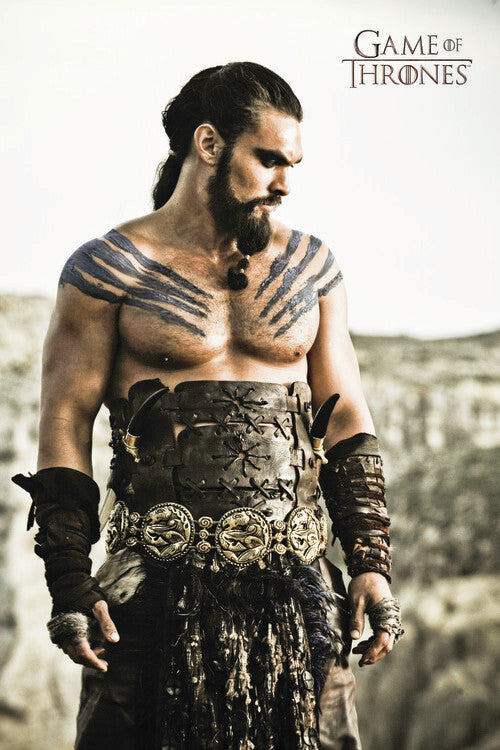Game of Thrones - Khal Drogo Poster, Plakat, 26.7 × 40 cm