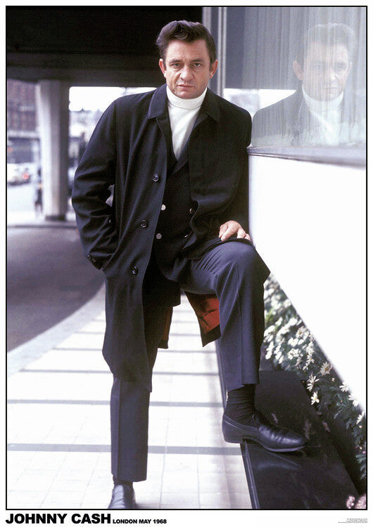 Johnny Cash Poster, Plakat, 59.4 × 84.1 cm