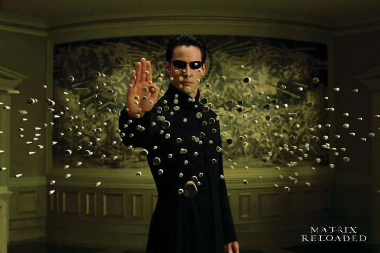 Matrix Reloaded - Bullets Poster, Plakat, 40 × 26.7 cm