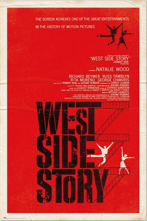 West Side Story Poster, Plakat, 61 × 91.5 cm