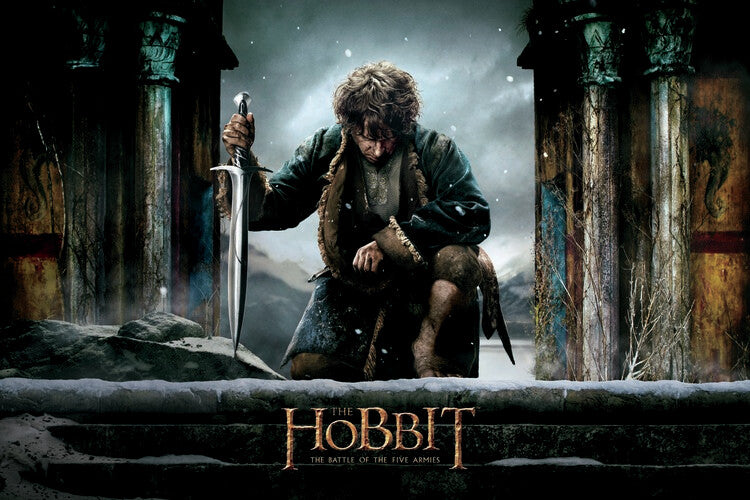 Hobbit - Bilbo Baggins Poster, Plakat, 40 × 26.7 cm
