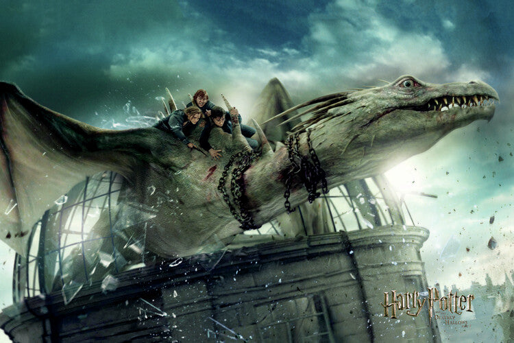 Harry Potter - Dragon ironbelly Poster, Plakat, 40 × 26.7 cm