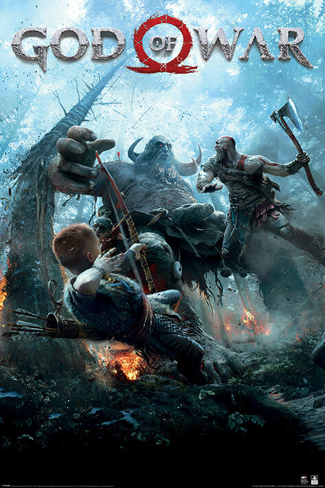 PlayStation - God of War Poster, Plakat, 61 × 91.5 cm