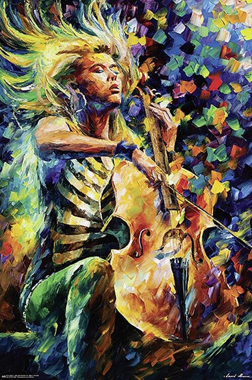 Leonid Afremov - Rhapsody Poster, Plakat, 61 × 91.5 cm