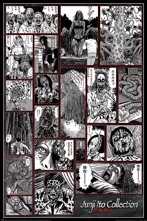 Junji Ito - Collection of the Macabre Poster, Plakat, 61 × 91.5 cm