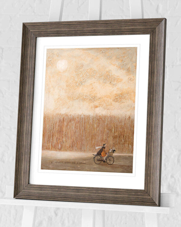 Sam Toft - A Lovely Night for a Drive Gerahmte Poster, Bilder, 34.3 × 44.5 cm