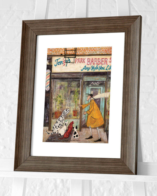 Sam Toft - The Barber Shop Quartet Gerahmte Poster, Bilder, 34.3 × 44.5 cm