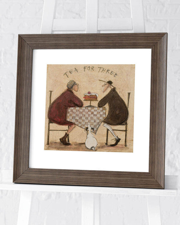 Sam Toft - Tea for Three Gerahmte Poster, Bilder, 34.3 × 34.3 cm