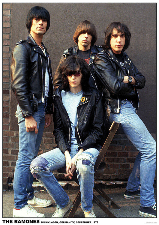 Ramones - Germany 1978 Poster, Plakat, 59.4 × 84.1 cm