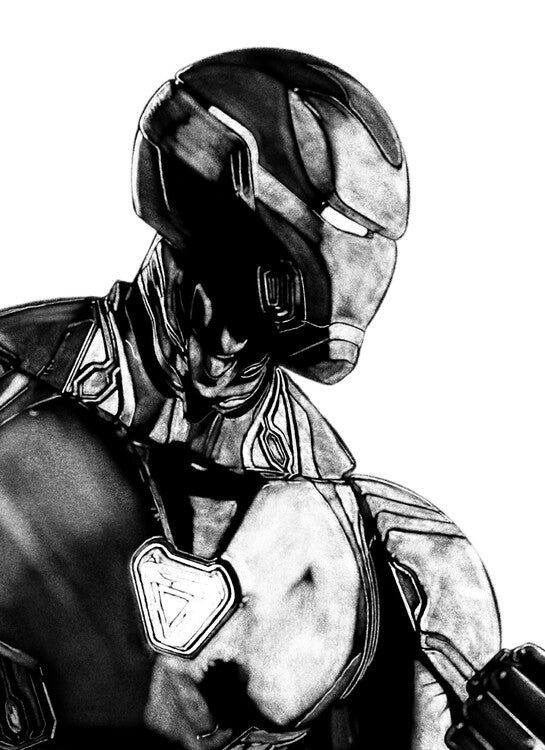 Leinwand Poster, Bilder Ironman, 65 × 90 cm