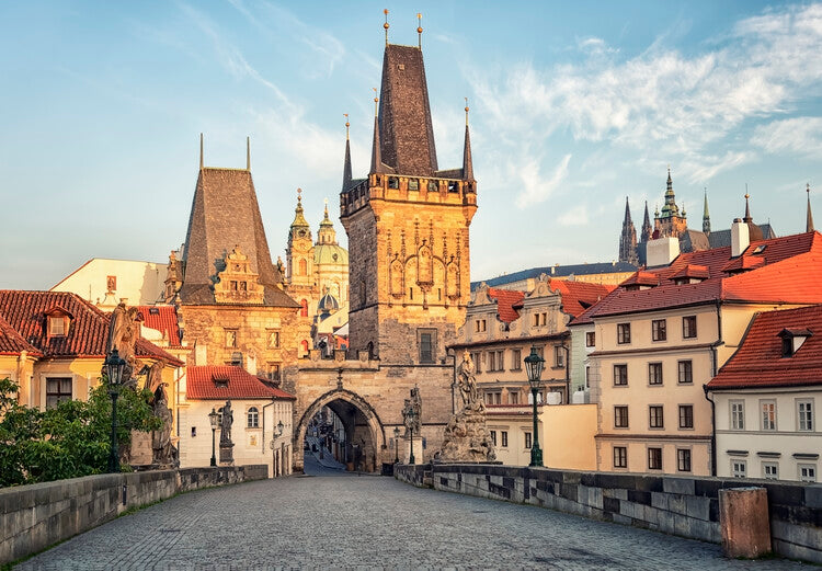 Leinwand Poster, Bilder Prague Morning, 100 × 70 cm
