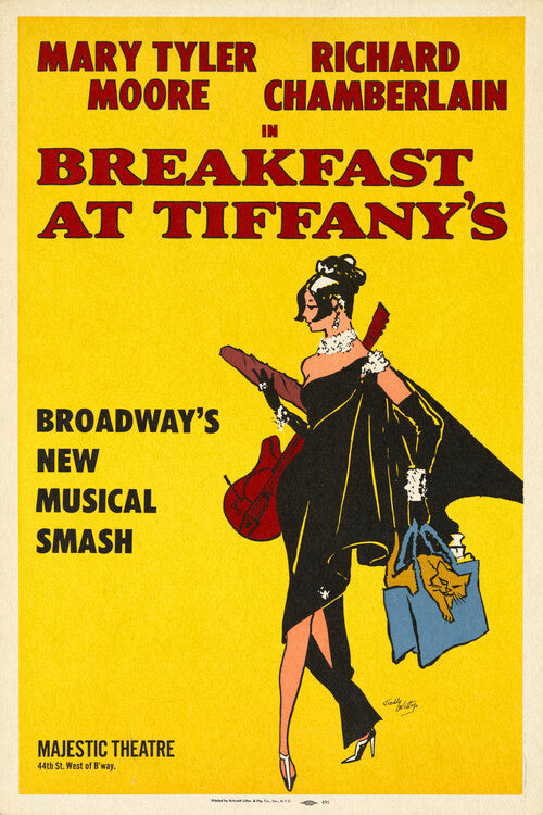 Breakfast at Tiffany's, 1966 Poster, Plakat, 26.7 × 40 cm