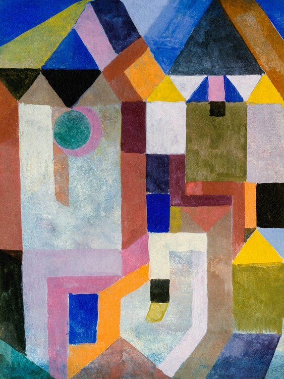 Colourful Architecture, Paul Klee Poster, Plakat, 30 × 40 cm