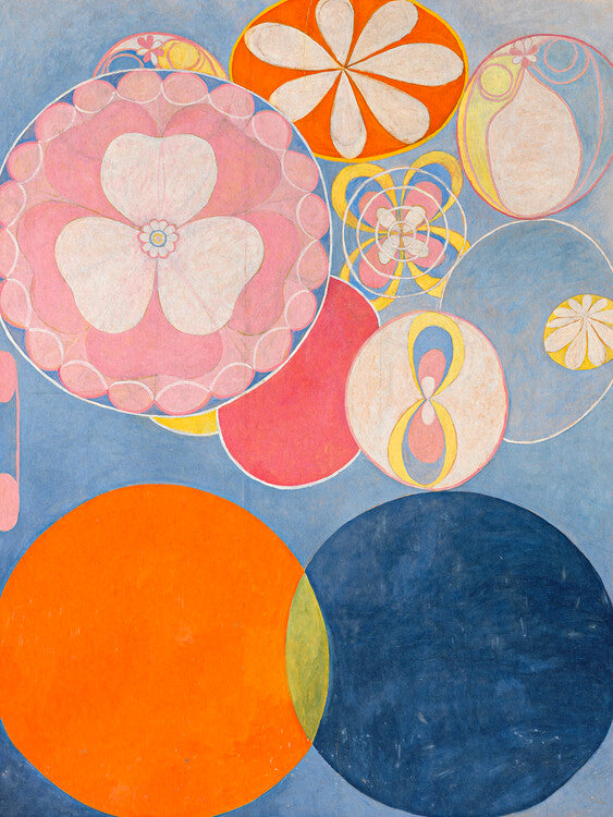 The 10 Largest No.2, Hilma af Klint Poster, Plakat, 30 × 40 cm