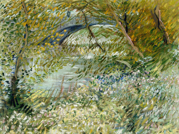 River Bank in Springtime, Vincent van Gogh Poster, Plakat, 40 × 30 cm
