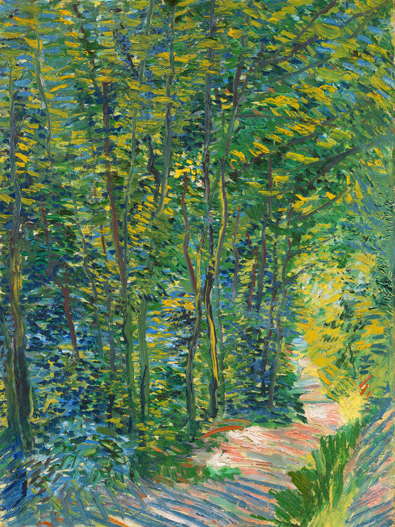 Path in the Woods (1887), Vincent van Gogh Poster, Plakat, 30 × 40 cm