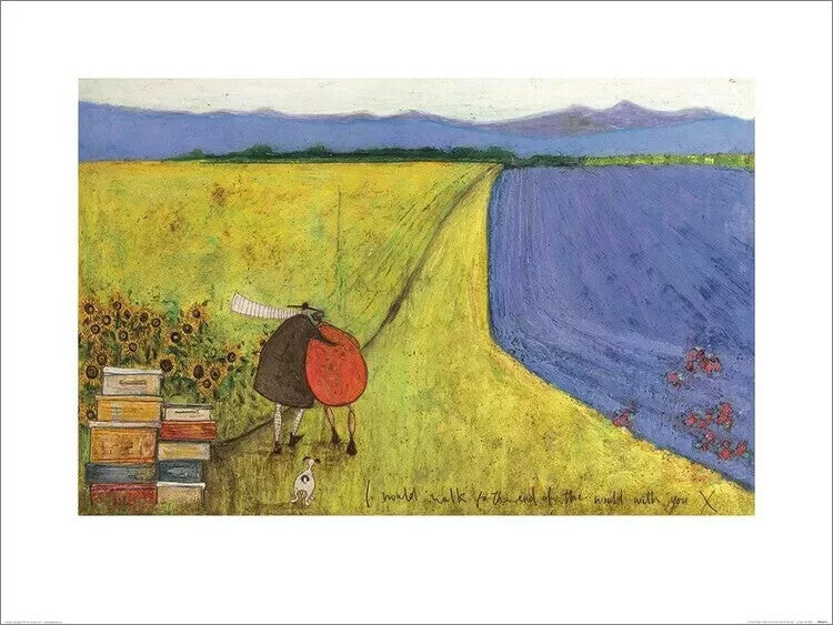 Kunstdruck Sam Toft - I Would Walk to the End of the World With You, 40 × 30 cm