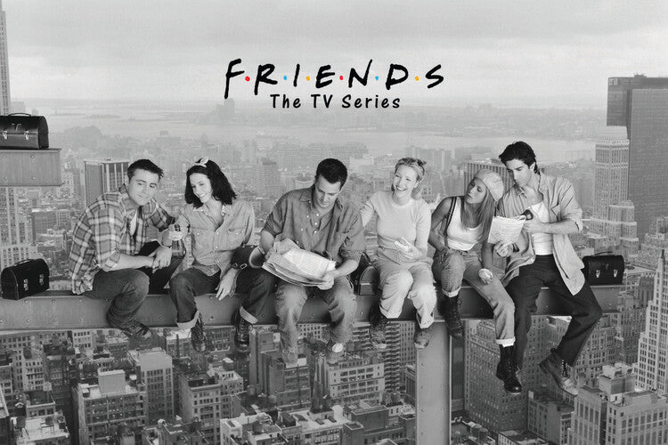 Friends - Lunch on the skyscraper Poster, Plakat, 120 × 80 cm