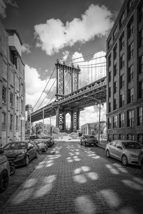 Melanie Viola - NEW YORK CITY Manhattan Bridge Poster, Plakat, 80 × 120 cm