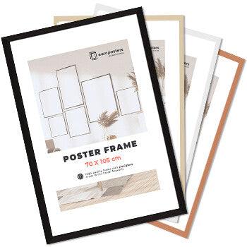 Rahmen für Poster 70×105 cm, Gold – Aluminium