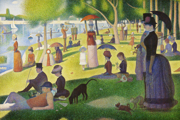 A Sunday on La Grande Jatte, George Seurat Poster, Plakat, 40 × 26.7 cm