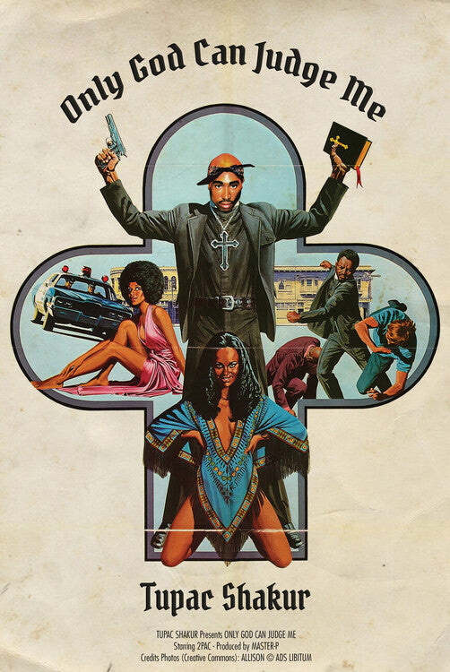 Tupac Poster, Plakat, 40 × 60 cm