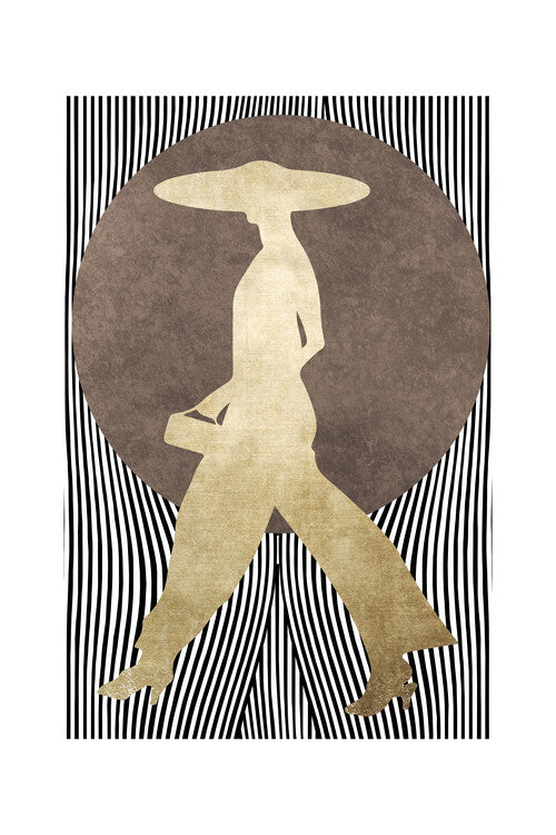 Kubistika - La Madame Noir Poster, Plakat, 40 × 60 cm