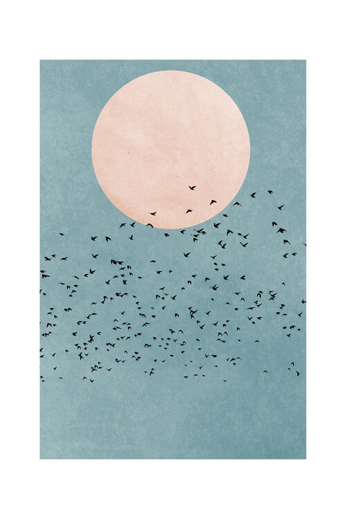 Kubistika - Fly away Poster, Plakat, 40 × 60 cm