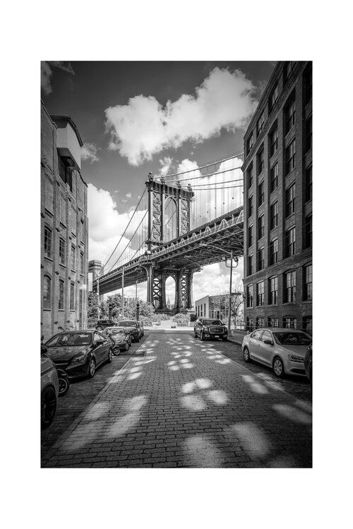 Melanie Viola - NEW YORK CITY Manhattan Bridge Poster, Plakat, 40 × 60 cm