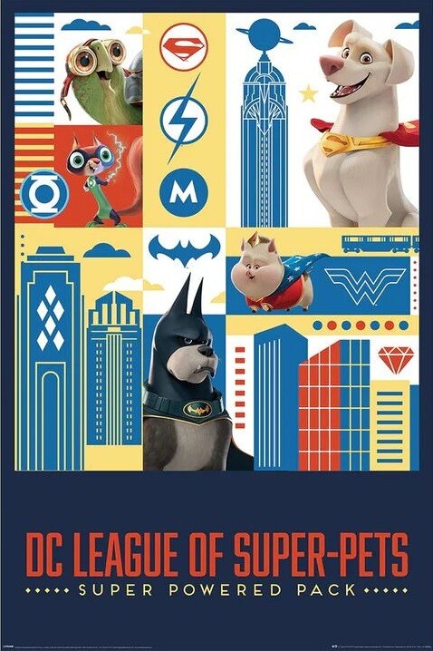 DC League of Super-Pets Poster, Plakat, 61 × 91.5 cm