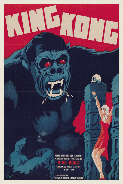 King Kong Poster, Plakat, 26.7 × 40 cm