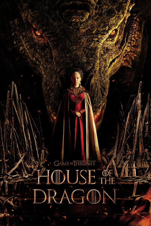 House of the Dragon - Key Art Poster, Plakat, 26.7 × 40 cm