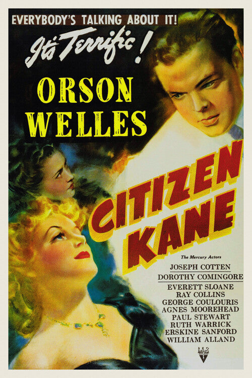 Citizen Kane, Orson Welles Poster, Plakat, 26.7 × 40 cm