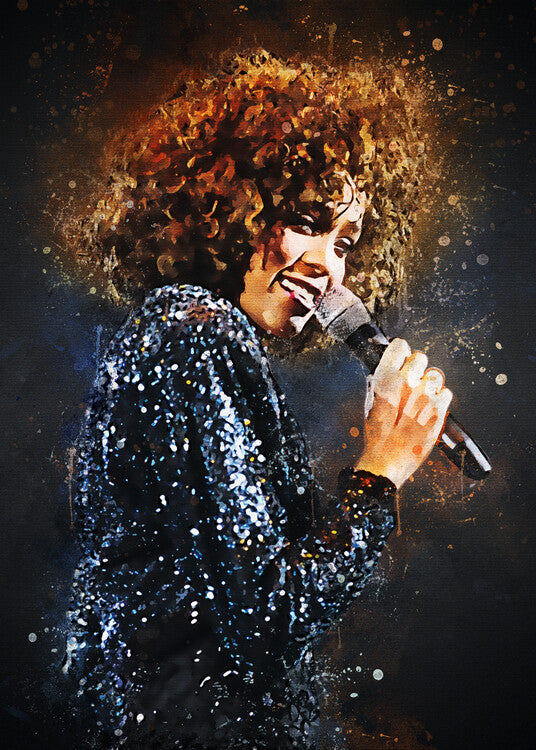 Leinwand Poster, Bilder Whitney Music, 65 × 90 cm